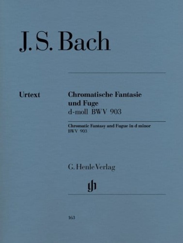 Johann Sebastian Bach: Chromatic Fantasy and Fugue d minor BWV 903 and 903a - Chromatyczna fantazja i fuga d-moll - nuty na klawesyn lub fortepian