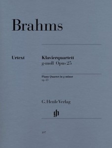 Johannes Brahms: Piano Quartet g minor op. 25 - Kwartet fortepianowy g-moll - nuty na fortepian i trio smyczkowe