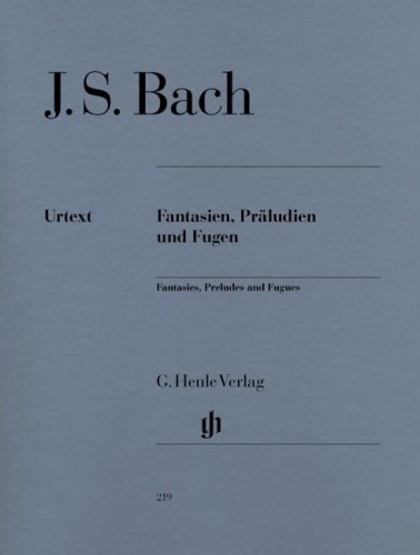 Johann Sebastian Bach: Fantasies, Preludes and Fugues - Fantazje, Preludia i Fugi - nuty na fortepian