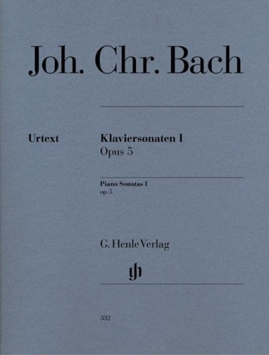 Johann Christian Bach: Piano Sonatas Volume I op. 5 - Sonaty fortepianowe tom 1 - nuty na fortepian
