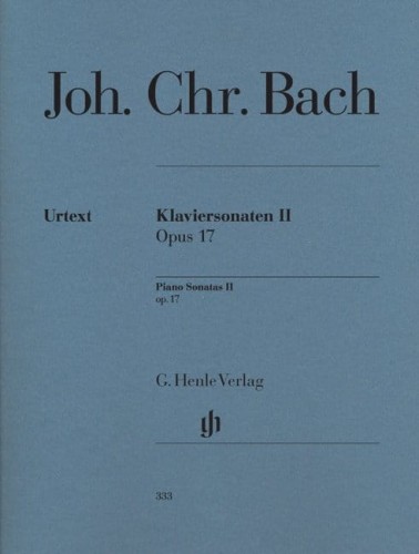 Johann Christian Bach: Piano Sonatas Volume II op. 17 - Sonaty fortepianowe tom 2 - nuty na fortepian