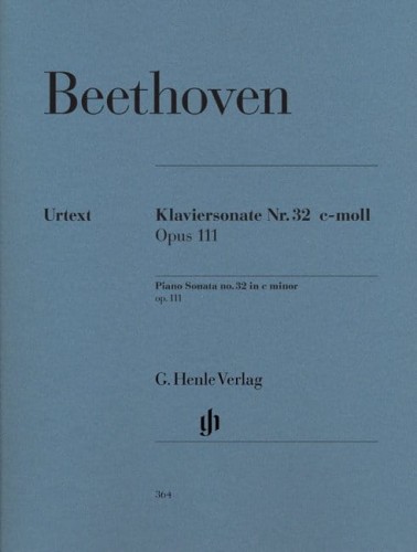 Ludwig van Beethoven: Piano Sonata no. 32 in c minor op. 111 - Sonata fortepianowa nr 32 c-moll - nuty na fortepian