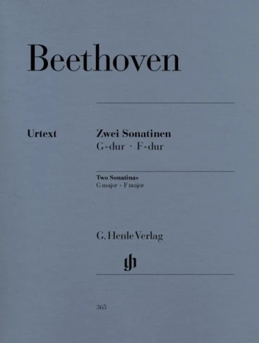 Ludwig van Beethoven: 2 Sonatinas for Piano in F major and G major Anh. 5 - Dwie sonatiny F-dur i G-dur - nuty na fortepian