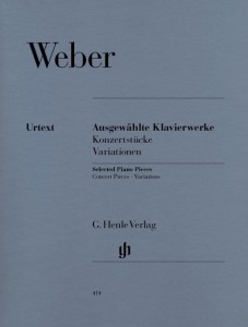 Carl Maria von Weber: Selected Piano Works (Concert Pieces, Variations) - Wybrane utwory fortepianowe - nuty na fortepian