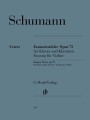 Robert Schumann: Fantasy Pieces op. 73 for Piano and Clarinet - version for Violin - Utwory fantastyczne - nuty na skrzypce i fortepian
