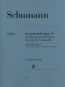 Robert Schumann: Fantasy Pieces op. 73 for Piano and Clarinet - version fo Cello - Utwory fantastyczne - nuty na wiolonczelę i fortepian