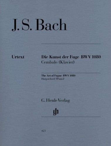 Johann Sebastian Bach: The Art of the Fugue BWV 1080 - Die Kunst der Fuge - Sztuka fugi - nuty na klawesyn lub fortepian