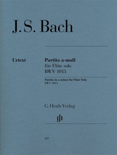 Johann Sebastian Bach: Partita in a minor for Flute Solo BWV 1013 - Partita a-moll - nuty na flet poprzeczny solo