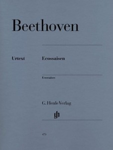 Ludwig van Beethoven: Ecossaises WoO 83 and WoO 86 - Ecossaisen - nuty na fortepian