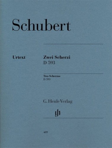 Franz Schubert: 2 Scherzos D 593 - 2 scherza B-dur i Des-dur - nuty na fortepian
