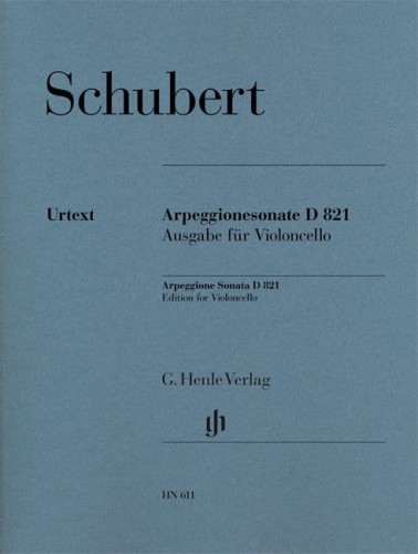 Franz Schubert: Arpeggione Sonata in a minor D 821 - Sonata a-moll - nuty na wiolonczelę i fortepian