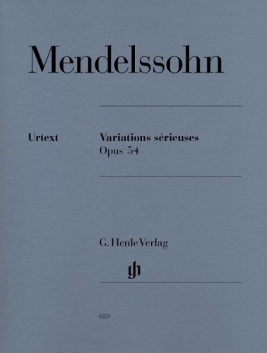 Felix Mendelssohn-Bartholdy: Variations serieuses op. 54 - Poważne wariacje - nuty na fortepian
