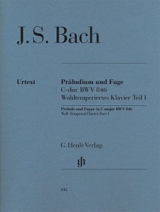 Johann Sebastian Bach: Prelude and Fugue in C major BWV 846 - Preludium i fuga C-dur - nuty na fortepian