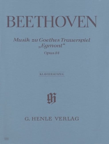 Ludwig van Beethoven: Music to Goethe's Tragedy 'Egmont' op. 84 - Muzyka do sztuki J. W. von Goethego - nuty głos z fortepianem