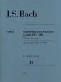 Johann Sebastian Bach: Concerto for 2 Violins in d minor BWV 1043 - Koncert na dwoje skrzypiec d-moll - nuty na duet skrzypcowy i fortepian