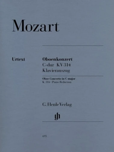 Wolfgang Amadeus Mozart: Oboe Concerto in C major K. 314 - Koncert obojowy C-dur KV 314 - nuty na obój z fortepianem
