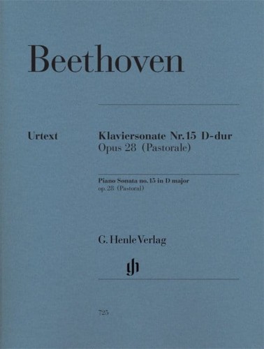 Ludwig van Beethoven: Piano Sonata no. 15 in D major op. 28 - Sonata fortepianowa nr 15 D-dur Pastoralna - nuty na fortepian