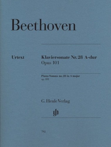 Ludwig van Beethoven: Piano Sonata no. 28 in A major op. 101 - Sonata fortepianowa nr 28 A-dur - nuty na fortepian