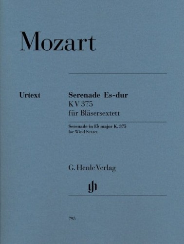 Wolfgang Amadeus Mozart: Serenade in Eb major K. 375 - Serenada Es-dur KV 375 - nuty na 2 klarnety, 2 waltornie i 2 fagoty