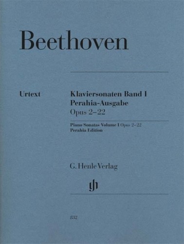 Ludwig van Beethoven: Piano Sonatas Volume I Perahia Edition op. 2 to 22 - Sonaty fortepianowe tom 1 wydanie jubileuszowe 2020 - redakcja Murray Perahia - nuty na fortepian