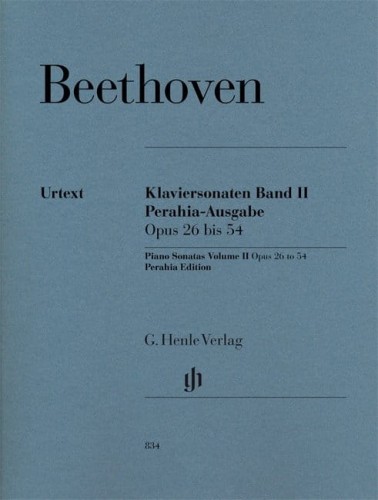 Ludwig van Beethoven: Piano Sonatas Volume II Perahia Edition op. 26 to 54 - Sonaty fortepianowe tom 2 wydanie jubileuszowe 2020 - redakcja Murray Perahia - nuty na fortepian