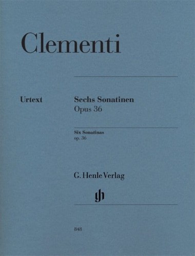 Muzio Clementi: Six Sonatinas op. 36 - 6 sonatin - nuty na fortepian
