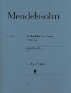 Felix Mendelssohn-Bartholdy: Six Children's Pieces op. 72 - 6 utworów dla dzieci - nuty na fortepian