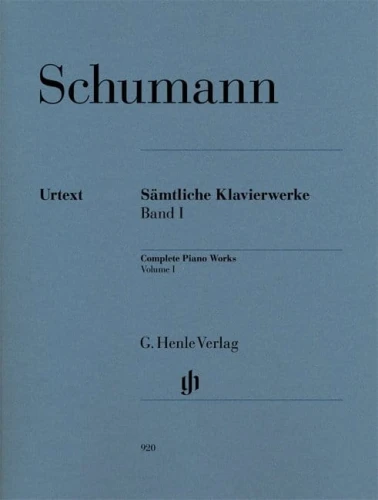 Robert Schumann: Complete Piano Works Volume I - kompletne utwory fortepianowe tom 1 - nuty na fortepian