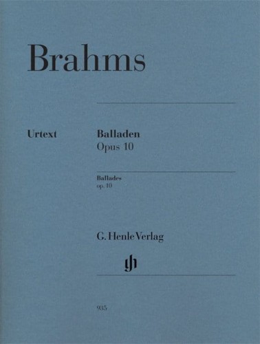 Johannes Brahms: Ballades op. 10 - Ballady - nuty na fortepian
