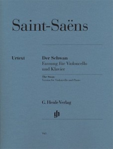 Camille Saint-Saens: The Swan from The Carnival of the Animals - Łabędź - Karnawał zwierząt - nuty na wiolonczelę i fortepian