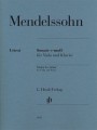 Felix Mendelssohn-Bartholdy: Sonata in c minor for Viola and Piano - Sonata c-moll - nuty na altówkę i fortepian
