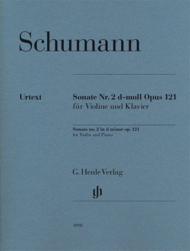 Robert Schumann: Sonata no. 2 in d minor op. 121 for Violin and Piano - Sonata nr 2 d-moll - nuty na skrzypce i fortepian