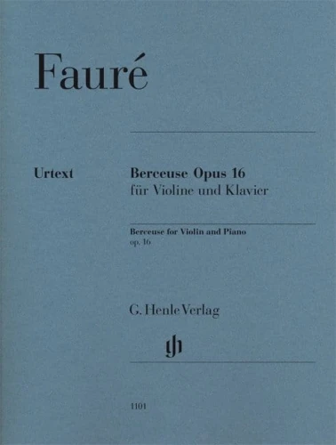 Gabriel Faure: Berceuse for Violin and Piano op. 16 - Kołysanka - nuty na skrzypce i fortepian