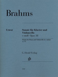 Johannes Brahms: Sonata for Piano and Violoncello in e minor op.38 - Sonata e-moll - nuty na wiolonczelę i fortepian
