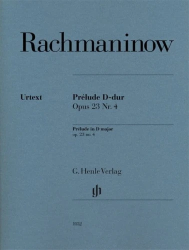 Sergiusz Rachmaninow: Prelude in D major - Preludium D-dur op. 23 Nr 4 - nuty na fortepian