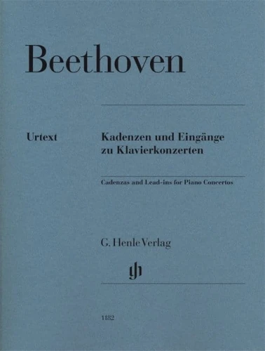 Ludwig van Beethoven: Cadenzas and Lead-ins for Piano Concertos - Kadencje i wstępy do koncertów fortepianowych - nuty na fortepian