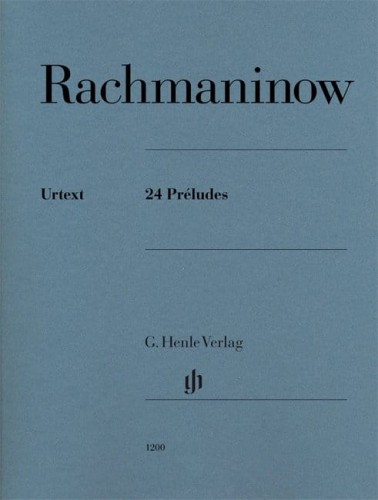Sergiusz Rachmaninow: 24 Preludes - dwadzieścia cztery preludia - nuty na fortepian