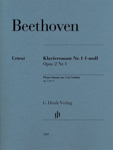 Ludwig van Beethoven: Piano Sonata no. 1 in f minor op. 2 - Sonata fortepianowa nr 1 f-moll - nuty na fortepian