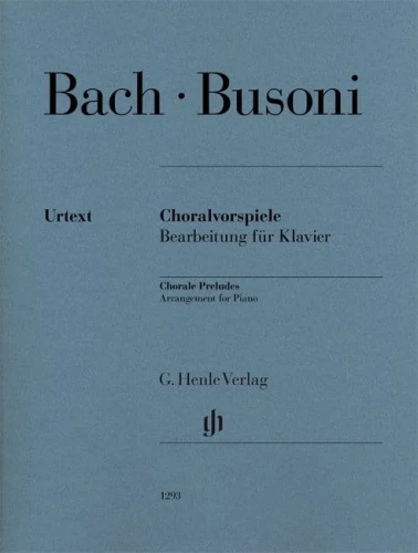 Johann Sebastian Bach: Chorale Preludes - preludia chorałowe - nuty na fortepian