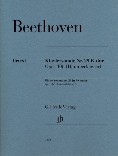 Ludwig van Beethoven: Piano Sonata no. 29 in B flat major op. 106 - Sonata fortepianowa nr 29 B-dur - nuty na fortepian
