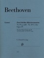 Ludwig van Beethoven: Piano Sonatas nos. 19 and 20 op. 49 - 2 łatwe sonaty nr 19 i nr 20 - nuty na fortepian