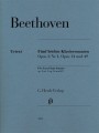Ludwig van Beethoven: Five Easy Piano Sonatas op. 2, op. 14, op. 49 - 5 łatwych sonat fortepianowych - nuty na fortepian