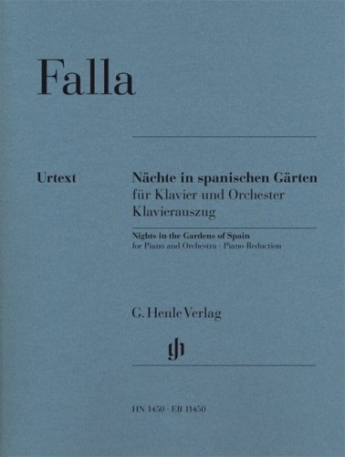 Manuel de Falla: Nights in the Gardens of Spain for Piano and Orchestra - Noce w ogrodach Hiszpanii - nuty na 2 fortepiany
