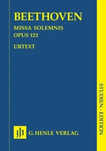 Ludwig van Beethoven: Missa solemnis in D major op. 123 - Msza uroczysta D-dur - partytura studyjna