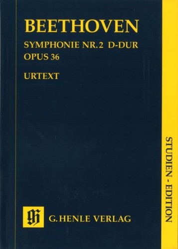 Ludwig van Beethoven: Symphony no. 2 D major op. 36 - Symfonia nr 2 D-dur - partytura studyjna