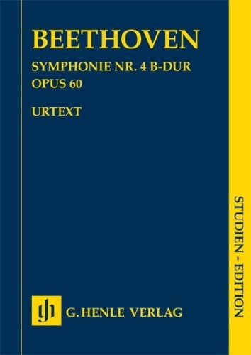 Ludwig van Beethoven: Symphony no. 4 B flat major op. 60 - Symfonia nr 4 B-dur - partytura studyjna