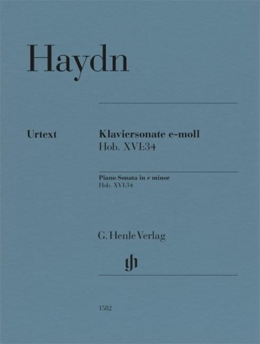 Joseph Haydn: Piano Sonata in e minor Hob. XVI:34 - sonata fortepianowa e-moll - nuty na fortepian