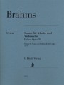 Johannes Brahms: Sonata for Piano and Violoncello in F major op. 99 - sonata wiolonczelowa F-Dur - nuty na wiolonczelę i fortepian