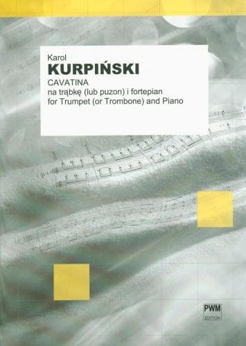 Cavatina - nuty na trąbkę (lub puzon) i fortepian - Karol Kurpiński