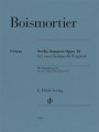 Joseph Bodin de Boismortier: Six Sonatas op. 14 for two Violoncellos (Bassoons) - 6 sonat wiolonczelowych - nuty na dwie wiolonczele lub dwa fagoty